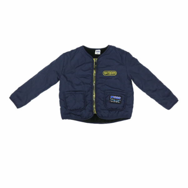 the boy's cotton-padded clothes