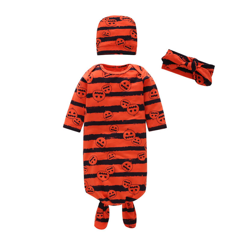 Halloween long-sleeved one-piece sleeping bag nightgown