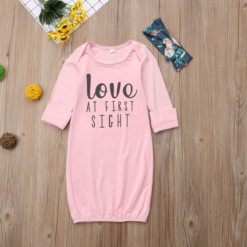 Fashion long sleeve pink sleep full