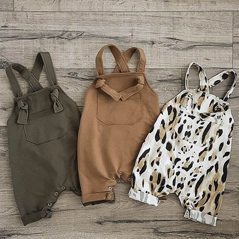 Summer baby and toddler overalls