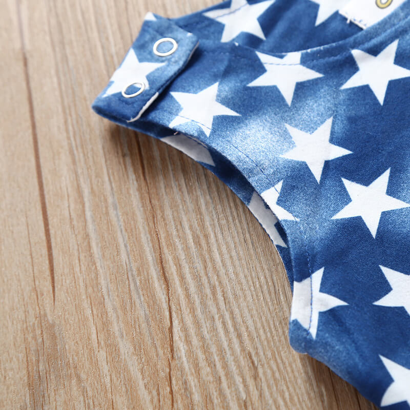 Baby Stars & Stripes Sleeveless Romper