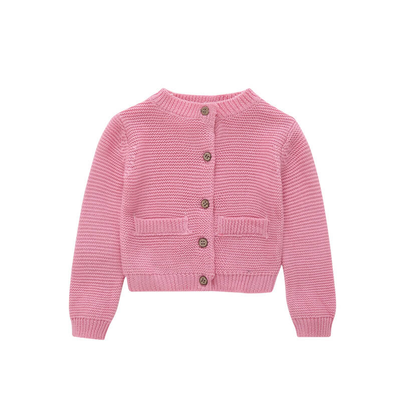 Baby & Toddler Solid Button-Front Knit Cardigan
