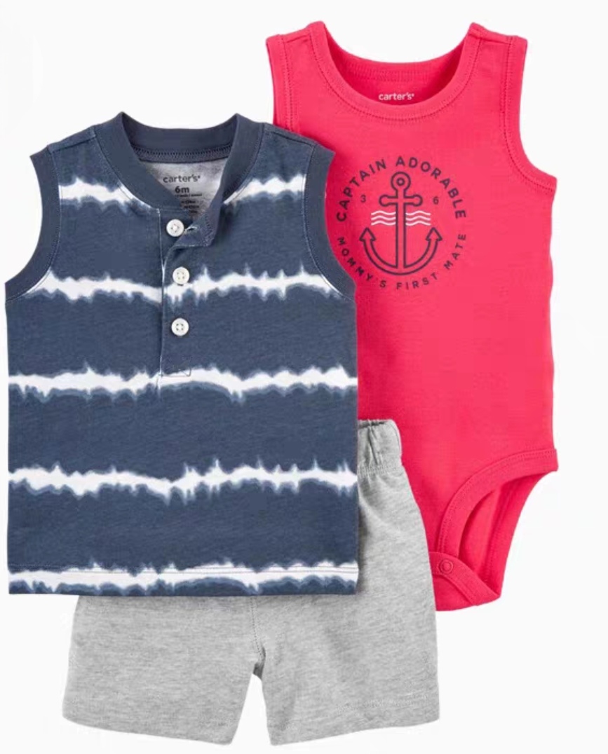 Baby Girl Polka-Dot 3-Piece Outfit Set