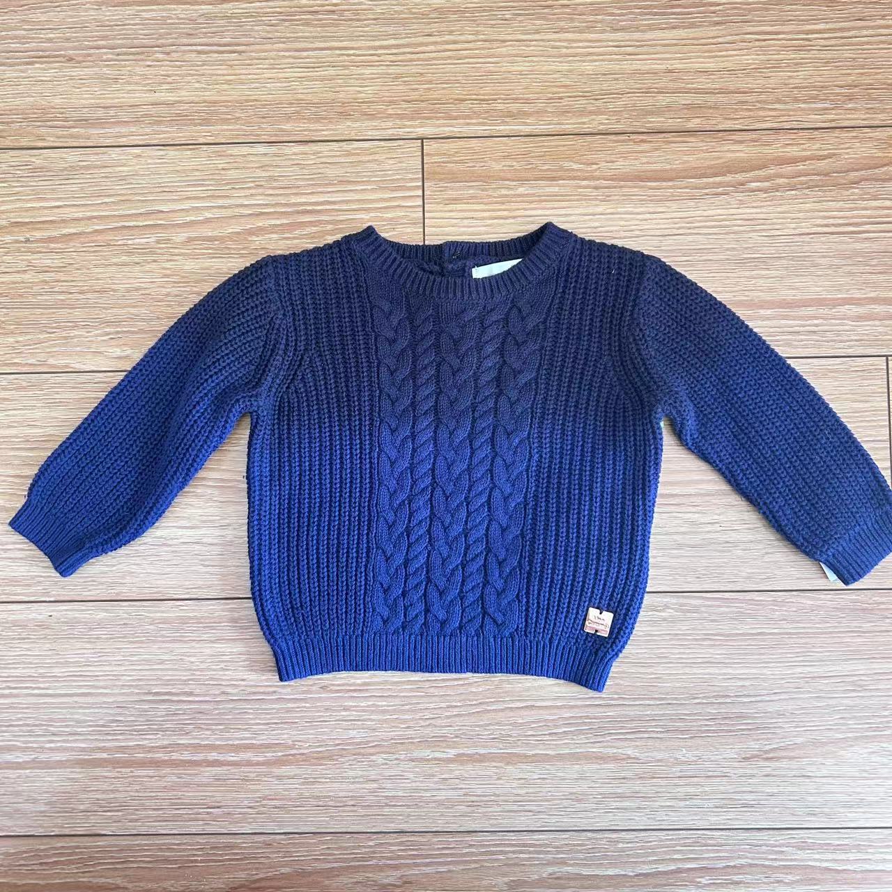 Baby Cable-Knit Crewneck Sweater