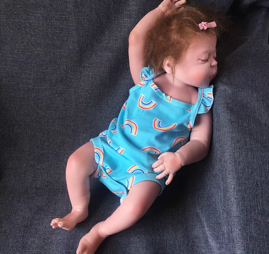 Baby Pink Striped Short-Sleeve Romper
