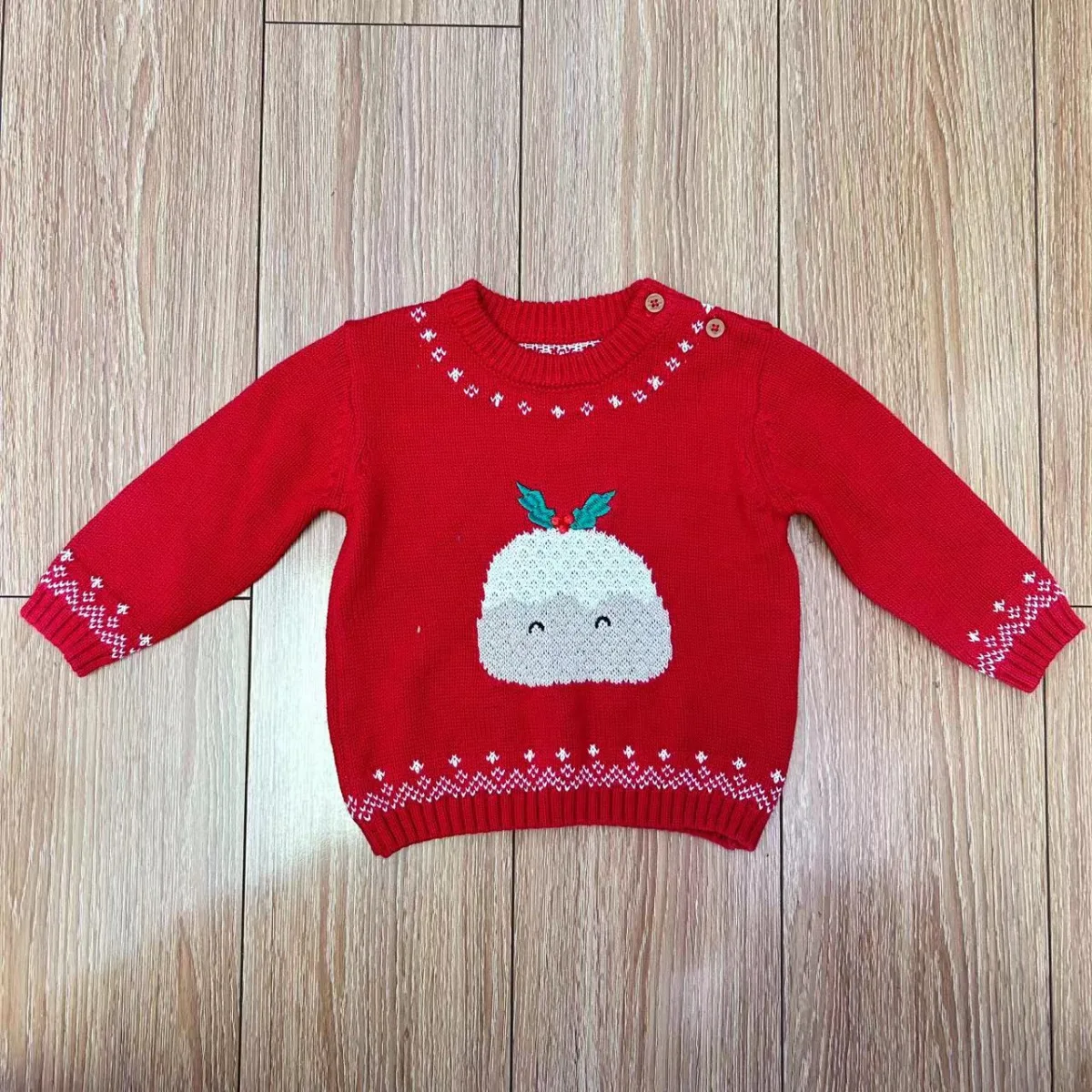 Baby Festive Jacquard Knit Set