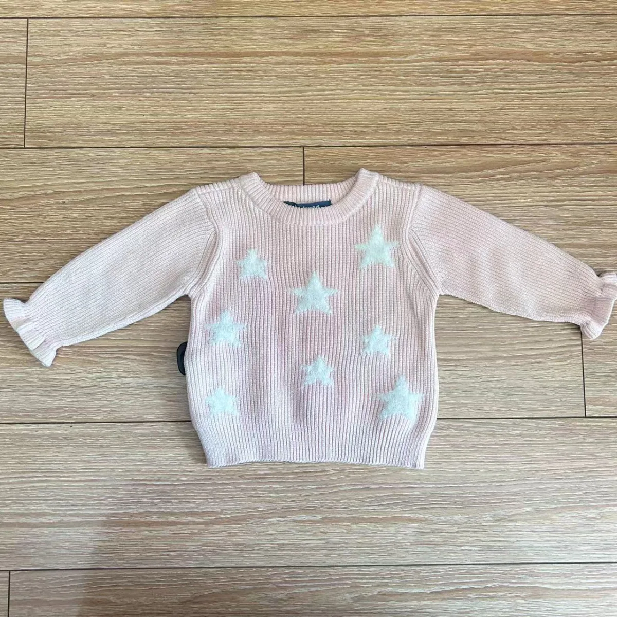 Baby Star Intarsia Knit Sweater