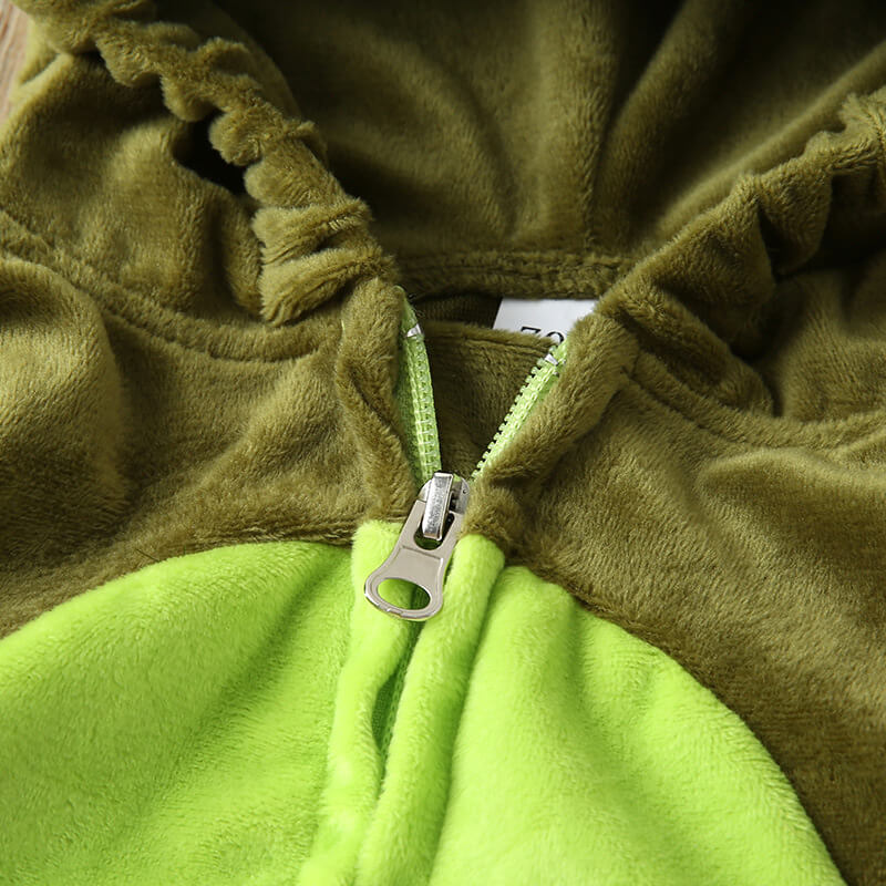 Baby Avocado Hooded Romper