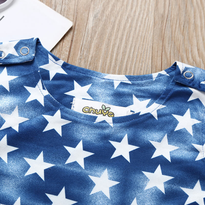 Baby Stars & Stripes Sleeveless Romper
