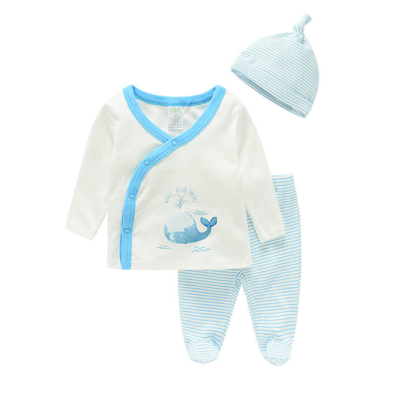 Baby Cardigan, Pants & Hat 3-Piece Set