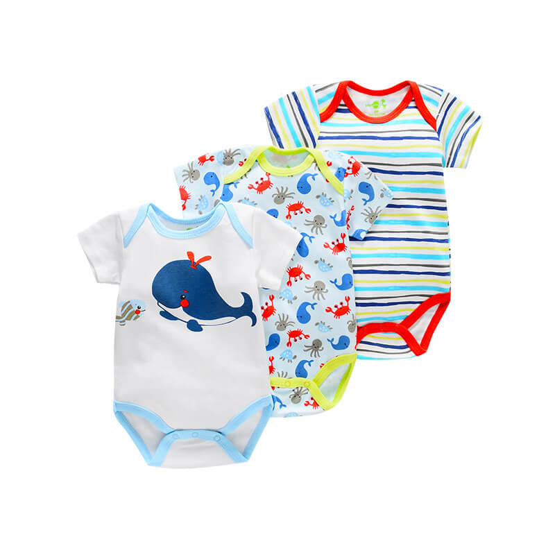 Baby Short-Sleeve Bodysuit Multipack