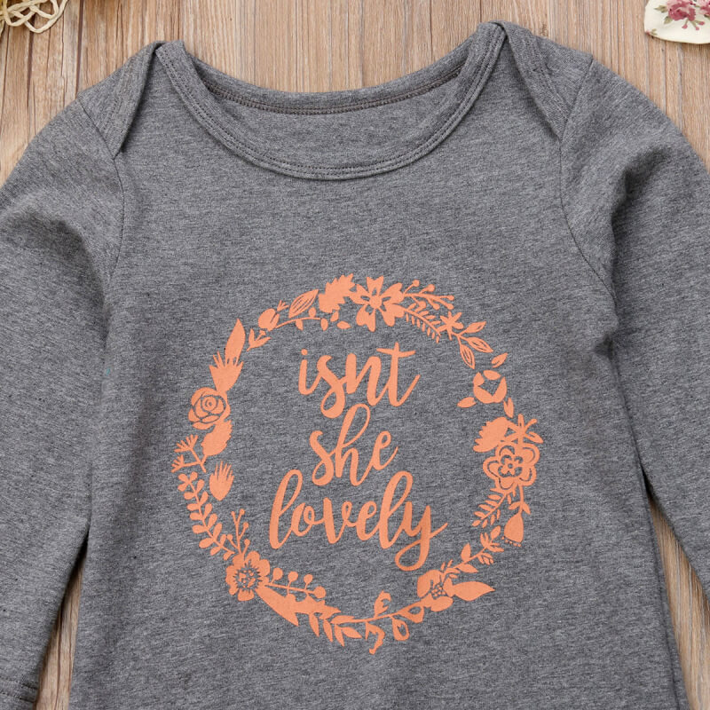 Baby Letter-Print Sleep Gown