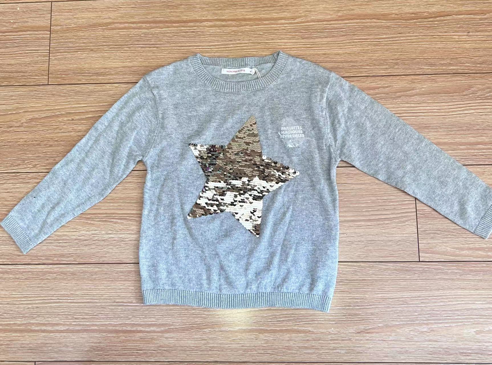 Baby Sequin Star Knit Sweater