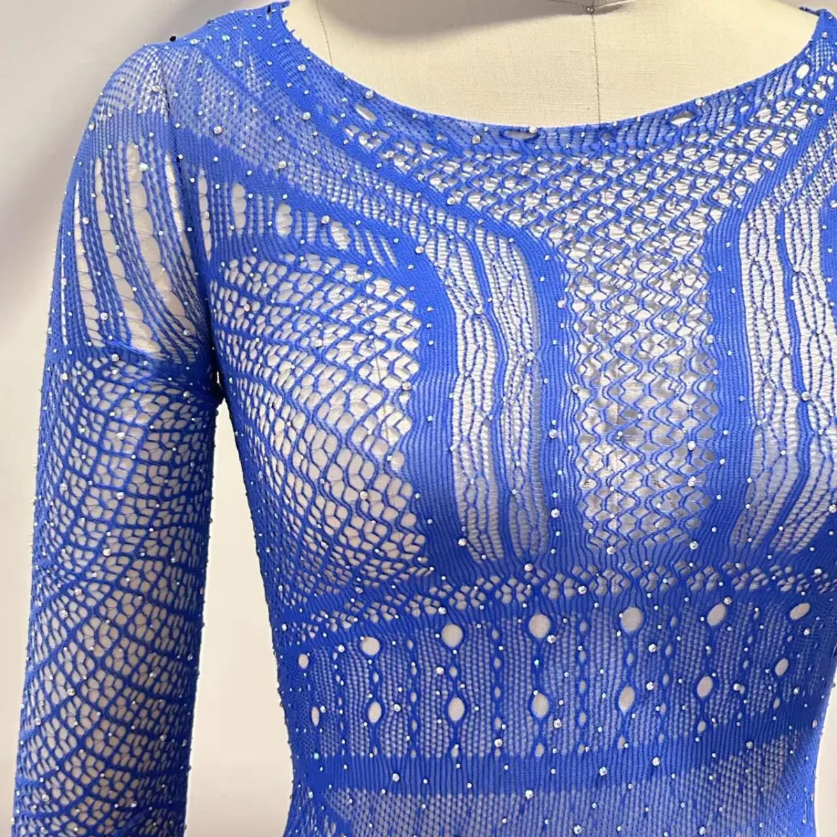 Women's Long-Sleeve Lace Bodysuit