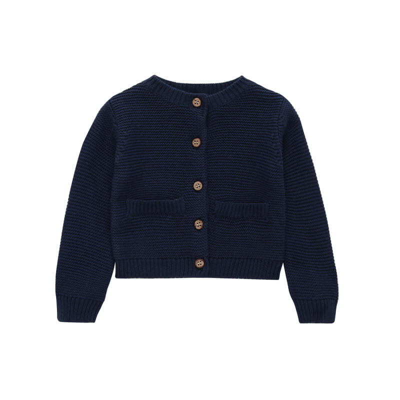 Baby & Toddler Solid Button-Front Knit Cardigan