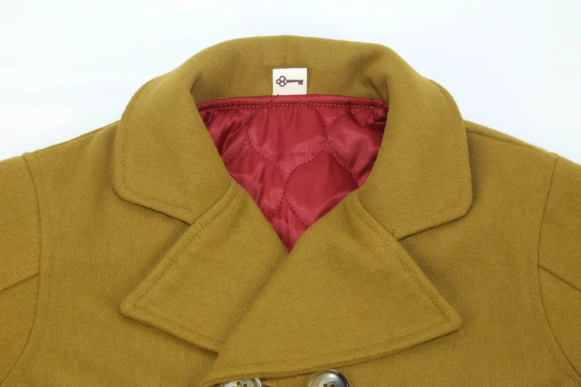 Girls' Double-Breasted Padded Trench Coat