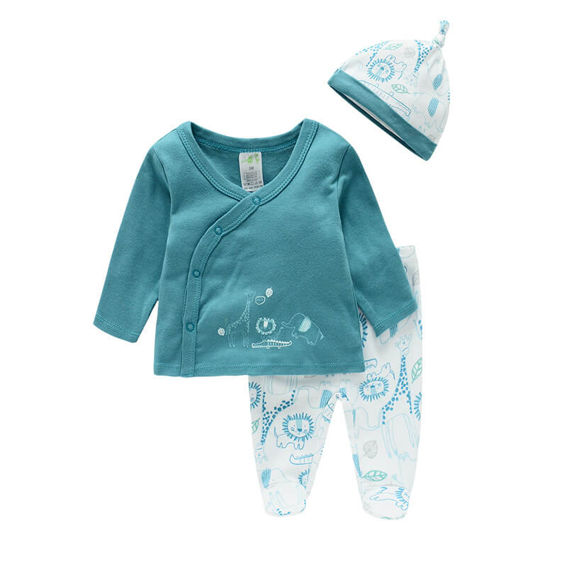 Baby Cardigan, Pants & Hat 3-Piece Set