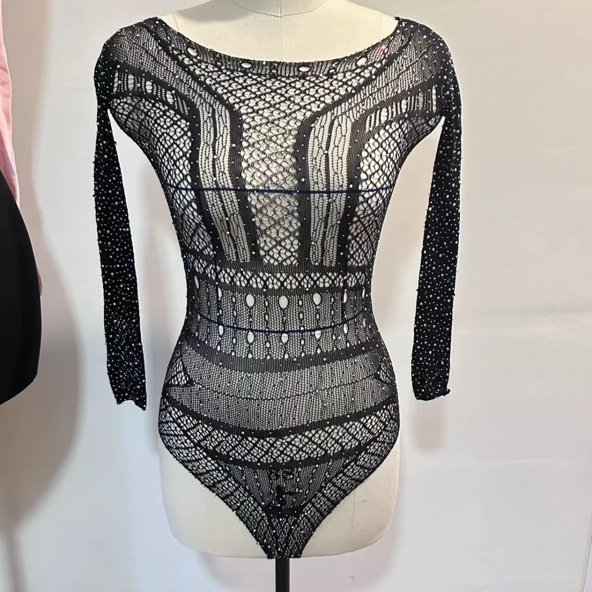 Women's Long-Sleeve Lace Bodysuit