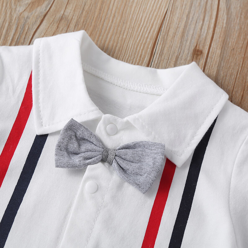 Niemowlęcy elegancki romper z muszką